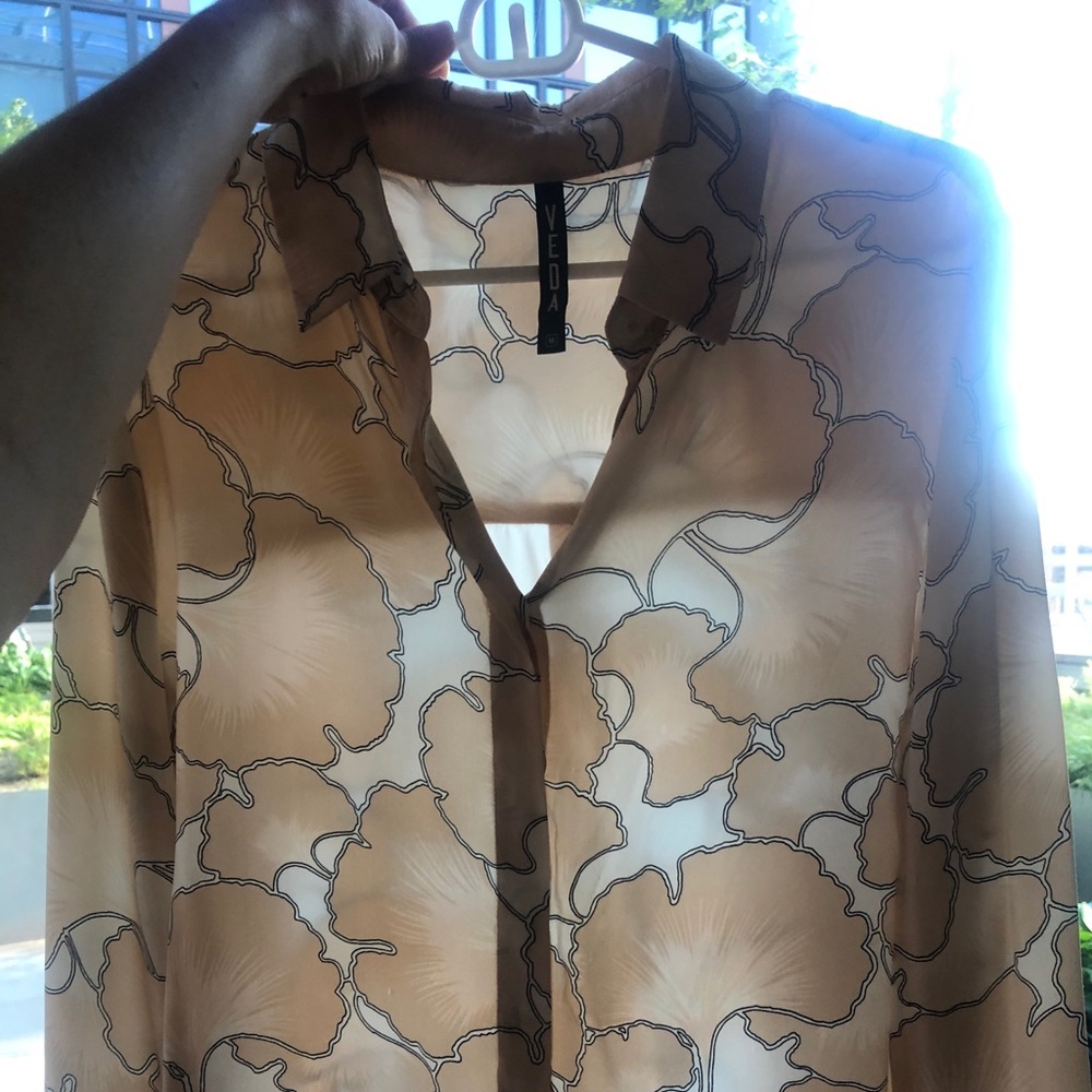 VEDA silk button down shirt